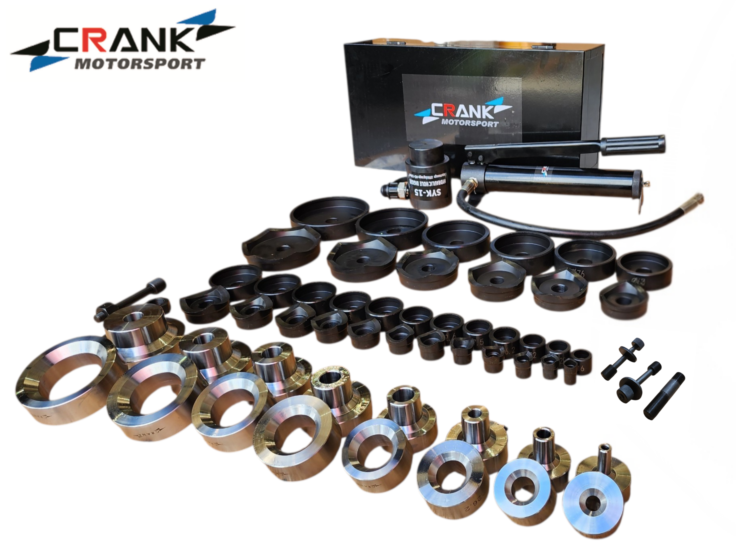 52 Pcs Dimple Die Hydraulic Hole Punch Kit - TAPER 2