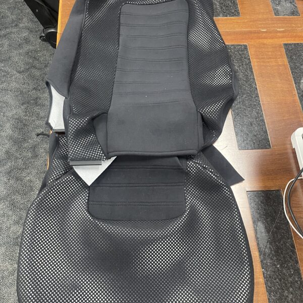 1x Crank Motorsport Nissan Skyline R32-R33 GTR Vspec II Style Black Front Seat Replacement Skin – 1 Seat