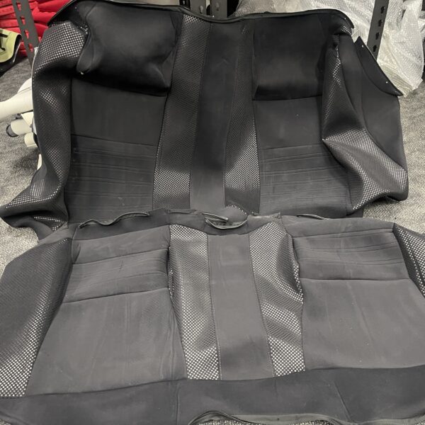 1x Nissan Skyline R33 GTR Vspec II  Black Rear Seat Replacement Skin – 1 Seat, AU Stock