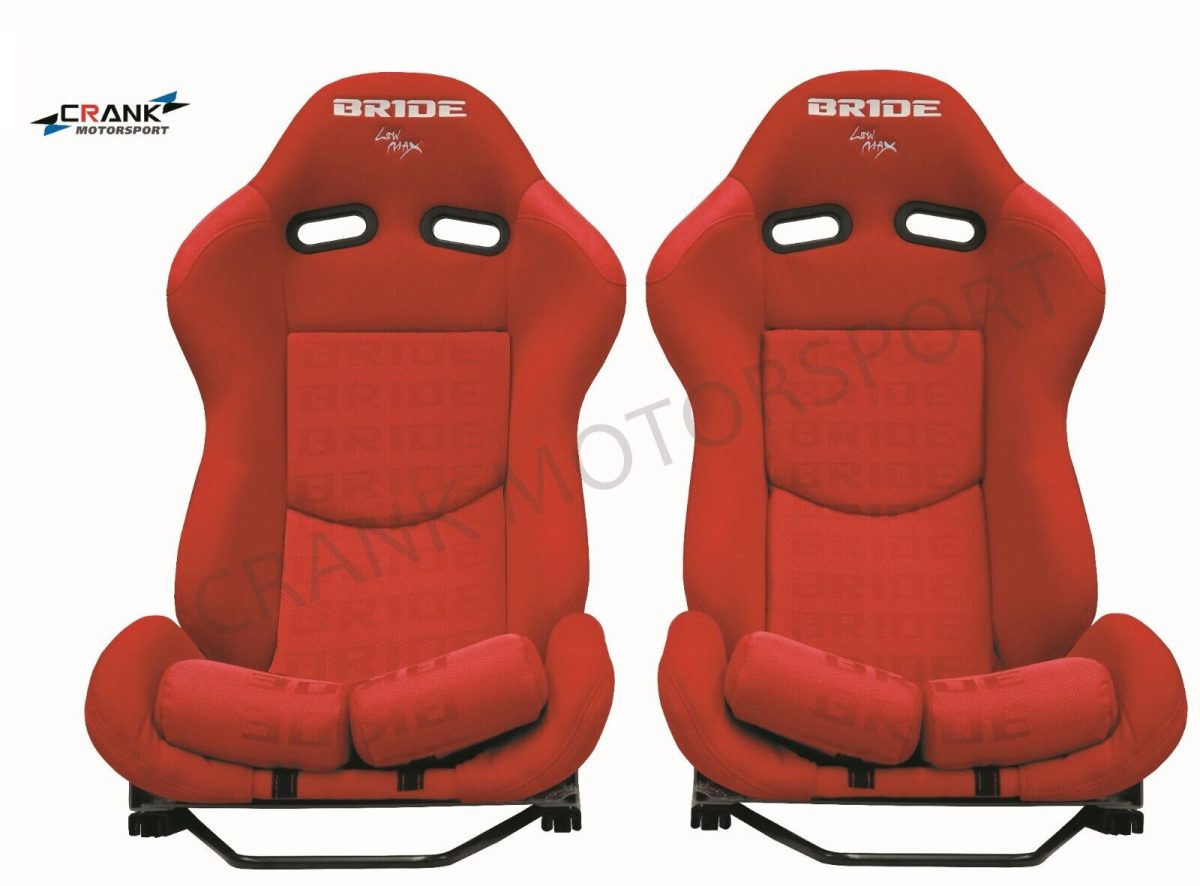 1x Bride Seat Stradia Red Fiberglass Bride Japan ADR appv Car Racing