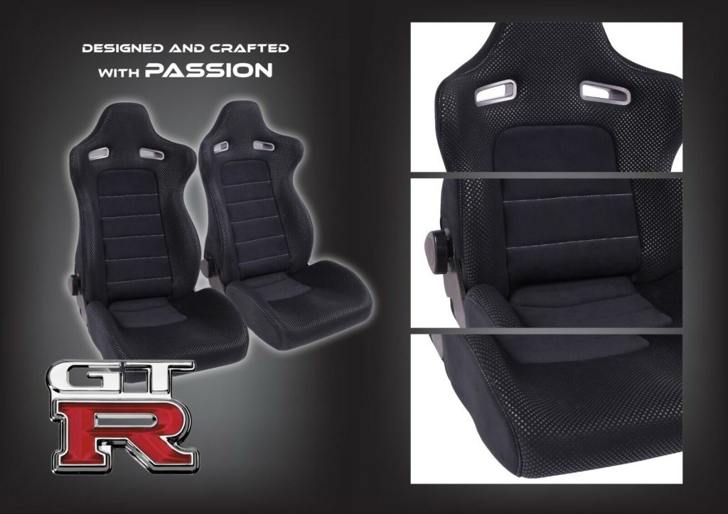 2x Crank Motorsport R34 GTR VspecII Series 2 style seats ADR approved ...