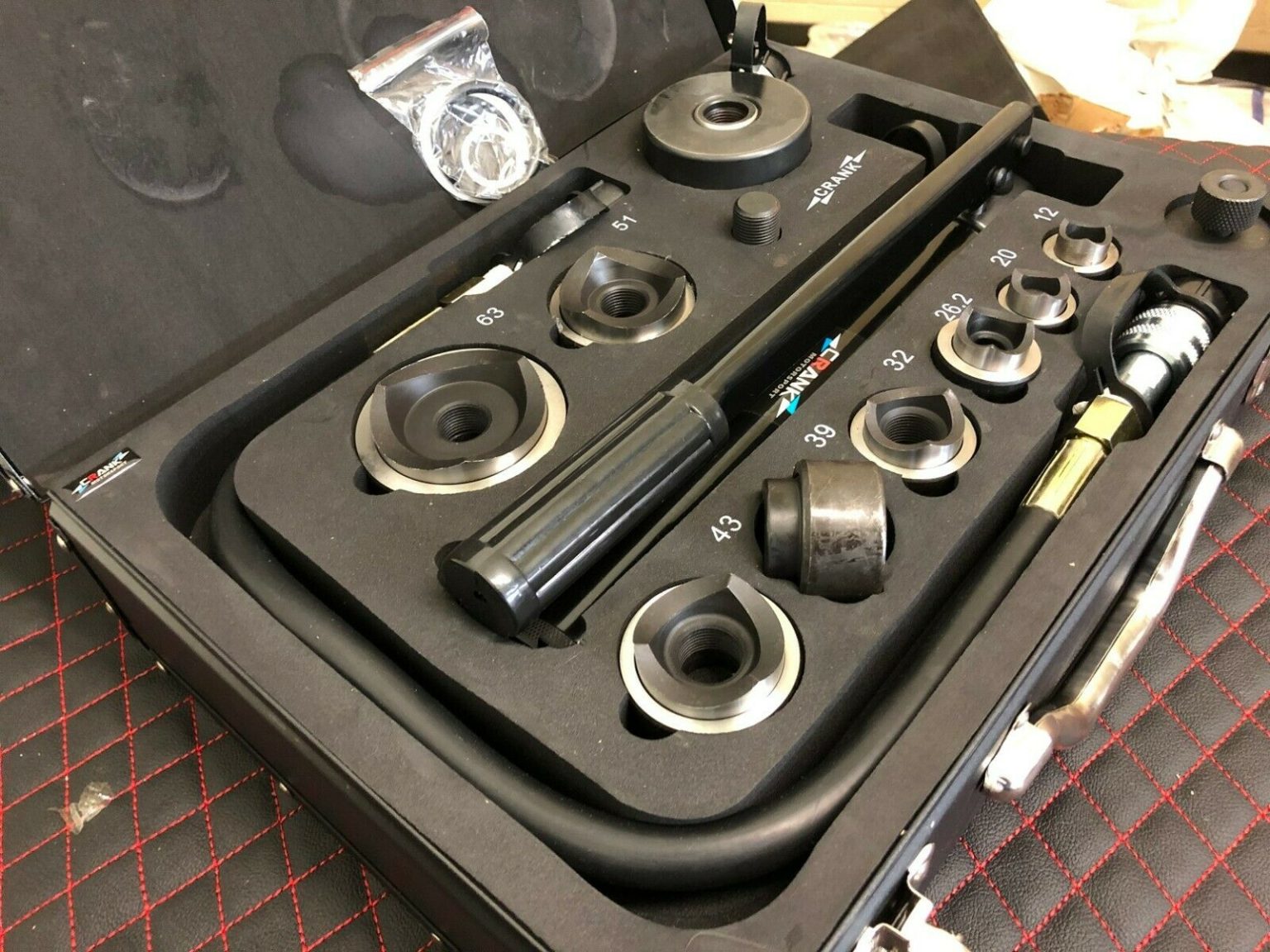 36 Pcs Dimple die hole punch set. 16 63mm cut, 1/22.5" in RADIUS Premium kit Croydon