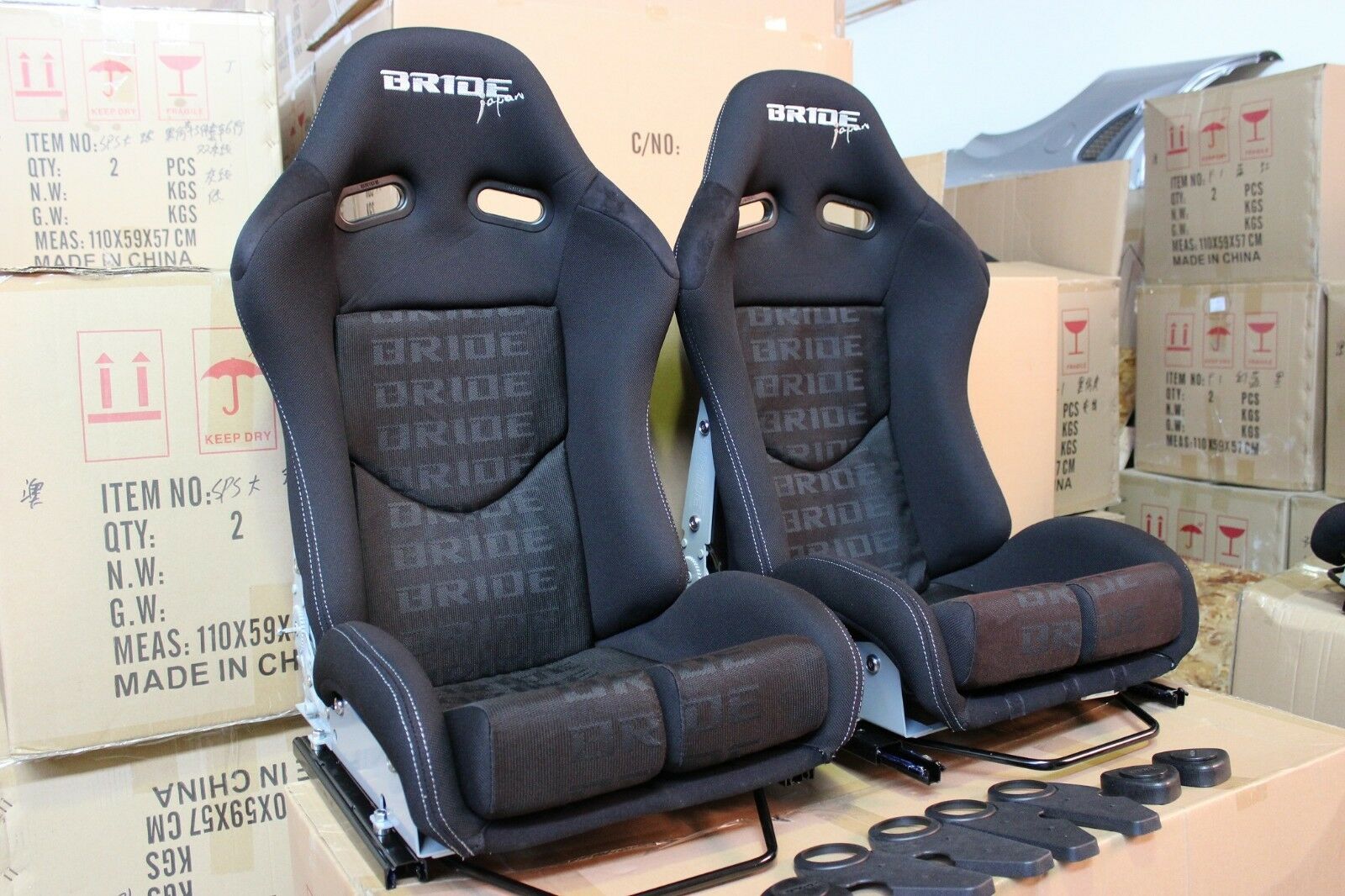 2x Bride Seat stradia CARBON Alcantara ADR Apprv. Car Racing Sport
