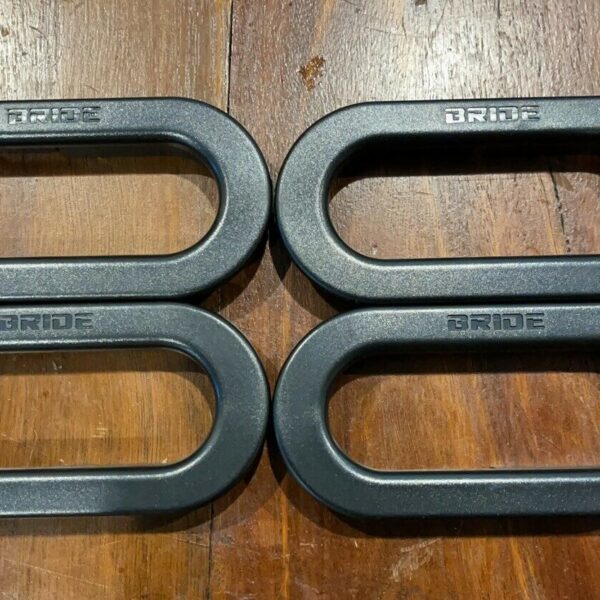 Bride lowmax seatbelt hole caps.