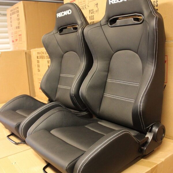 2x SR5 Recaro Style Car Racing Sport Seats – Ultra Durable PVC, AU Stock